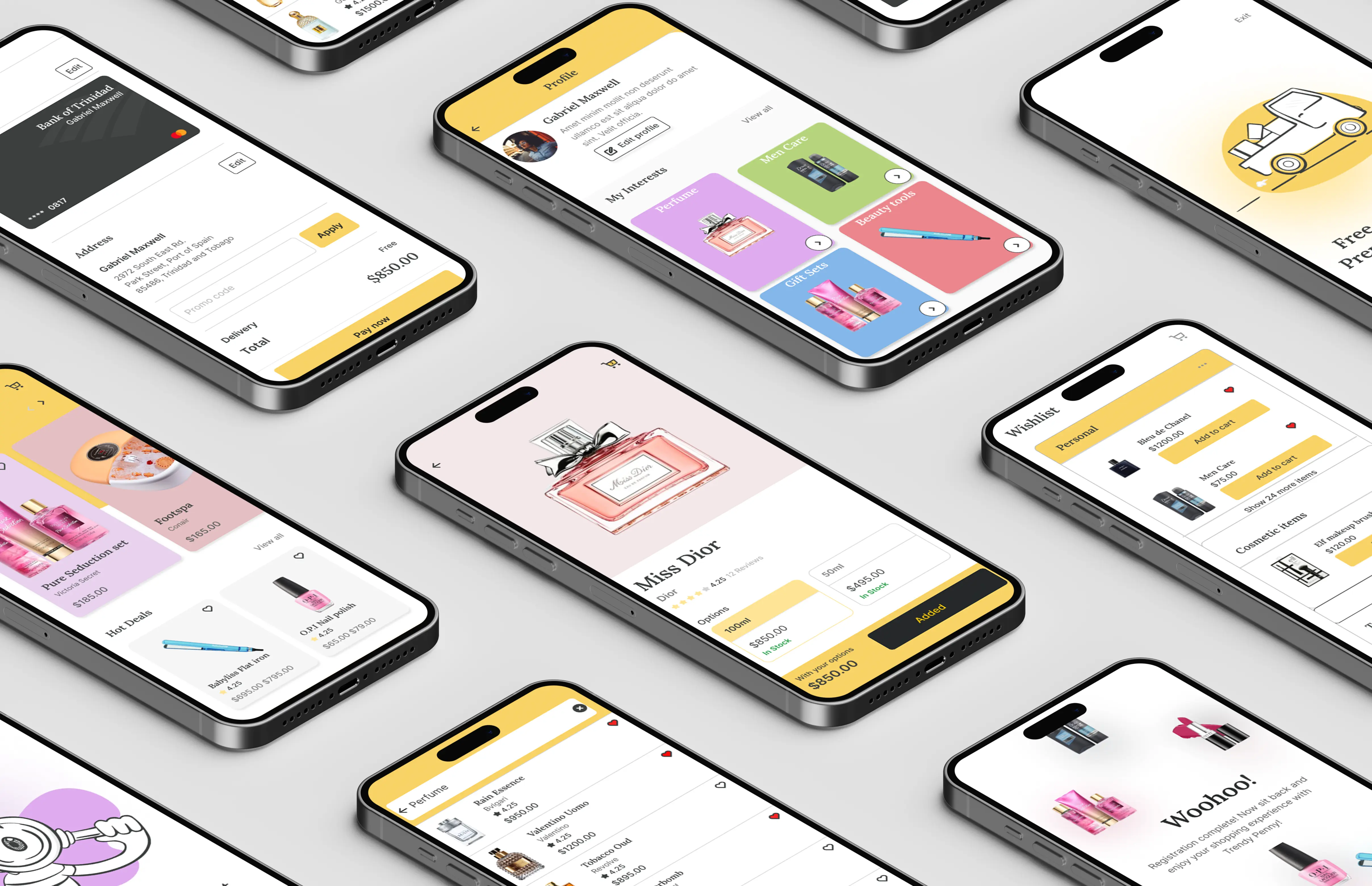 Trendy Penny TT- a mobile app design 